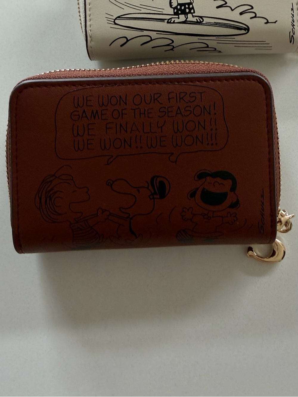 Coach x Peanuts Small Zip Around Card Case